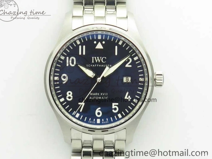 MIROTIME 0505 TimelessDesign Mark XVIII IW327016 Le Petit Prince MKS 1:1 Best Edition Blue Dial On SS Bracelet MIYOTA 9015 V 7206